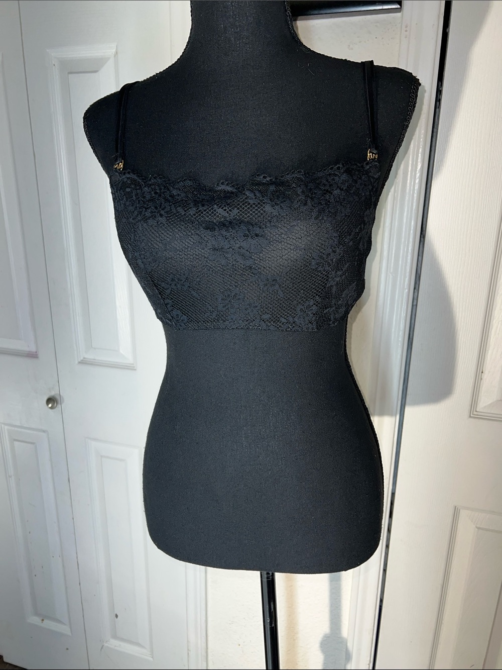 Victoria's Secret Black Lace Bralette with Scalloped Edge